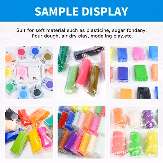 Flow Automatic Play Dough Packing Machine with Extruder